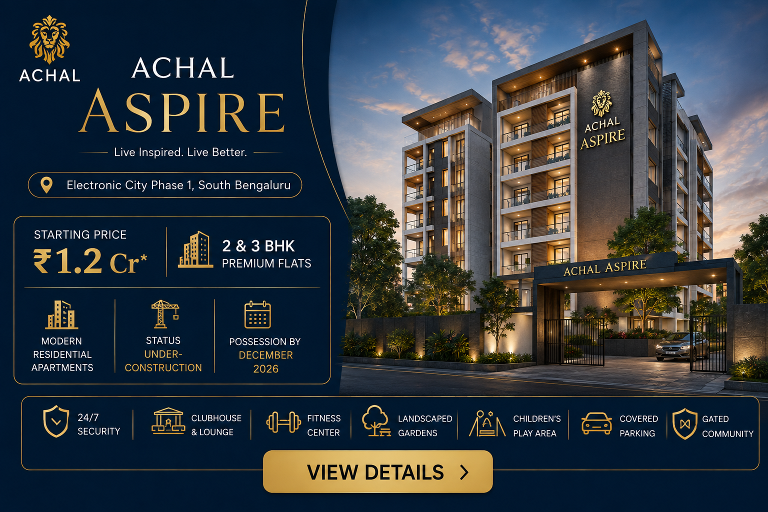 Achal Aspire - Premium Flats Electronic City Bengaluru